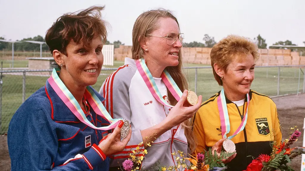 Medals displayed after a sport pistol competition