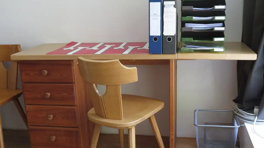 Office desk with files and paperwork