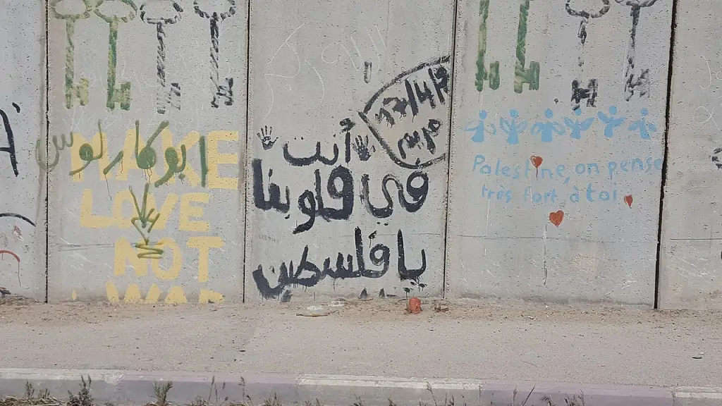 West Bank barrier near Abu Dis