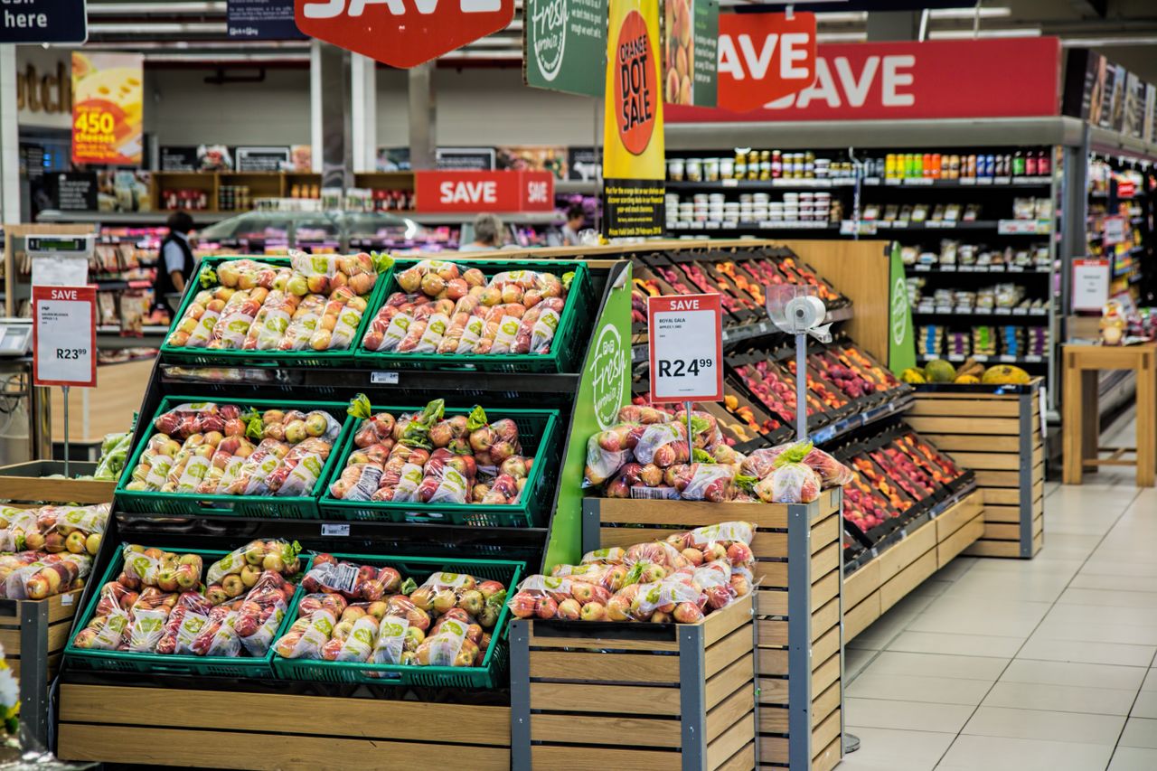 Fresh produce at a local market