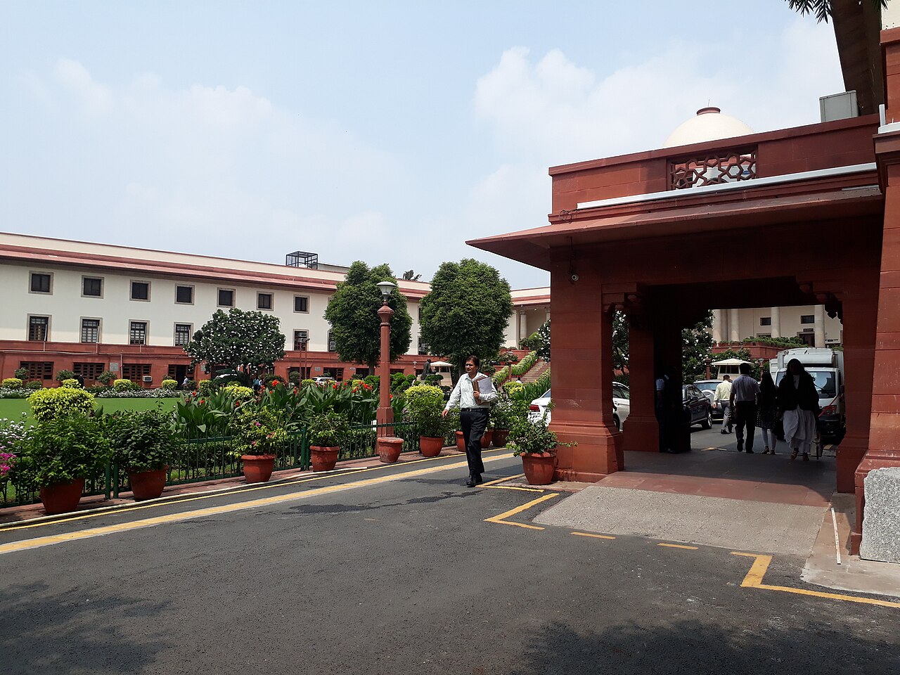 Court complex interior at the Supreme Court of India
