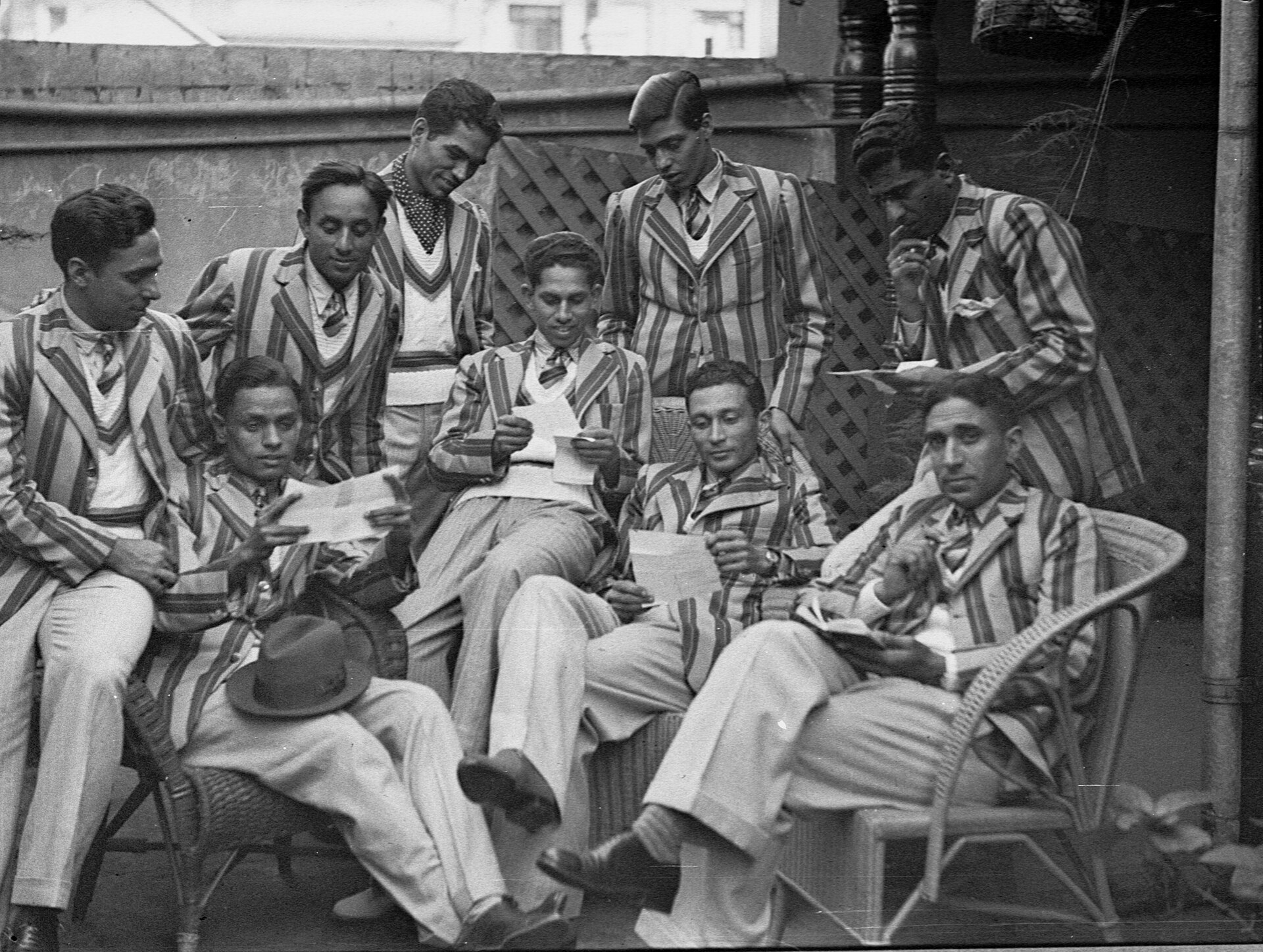 Historic Indian hockey team photograph