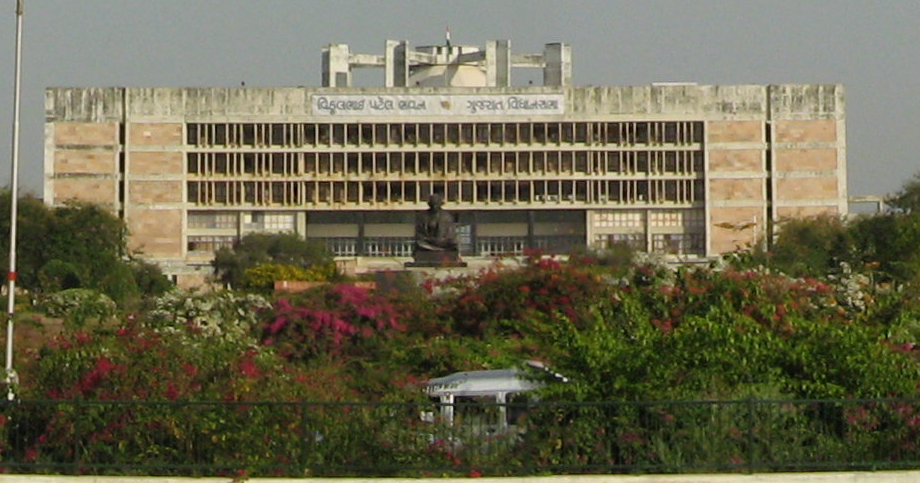 Gujarat Vidhan Sabha building in Gandhinagar
