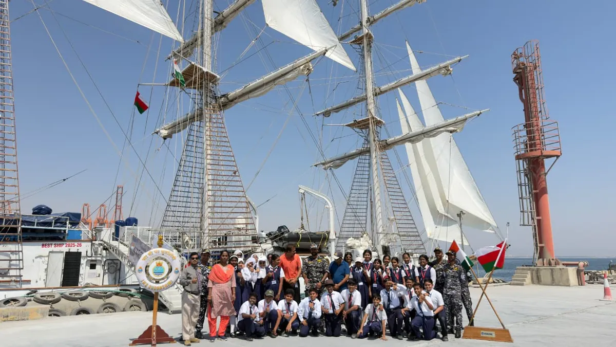 the event at sea on the Lokayan-2026 ocean voyage