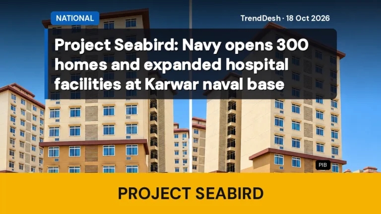 Project Seabird: Navy opens 300 homes and expanded hospital facilities at Karwar naval base
