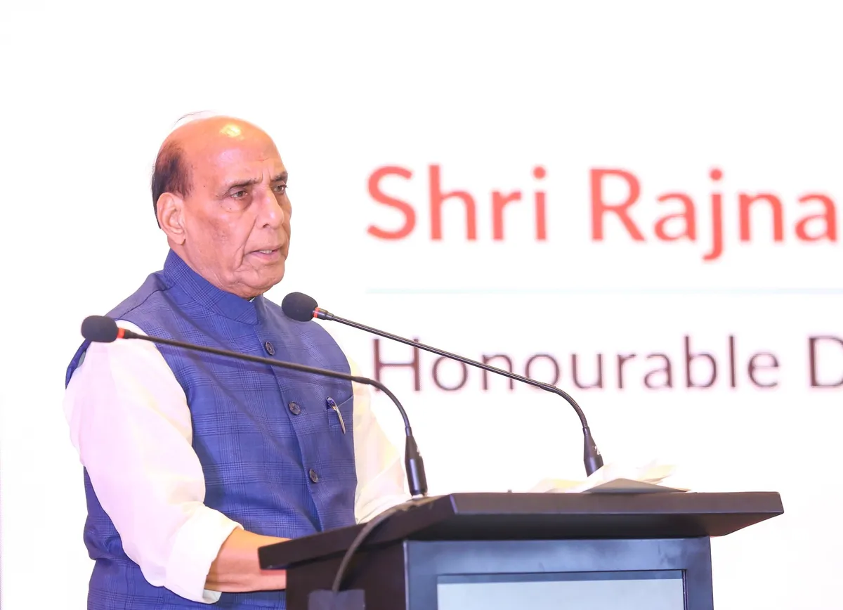 Greater Than Us: Rajnath Singh at the launch in New Delhi