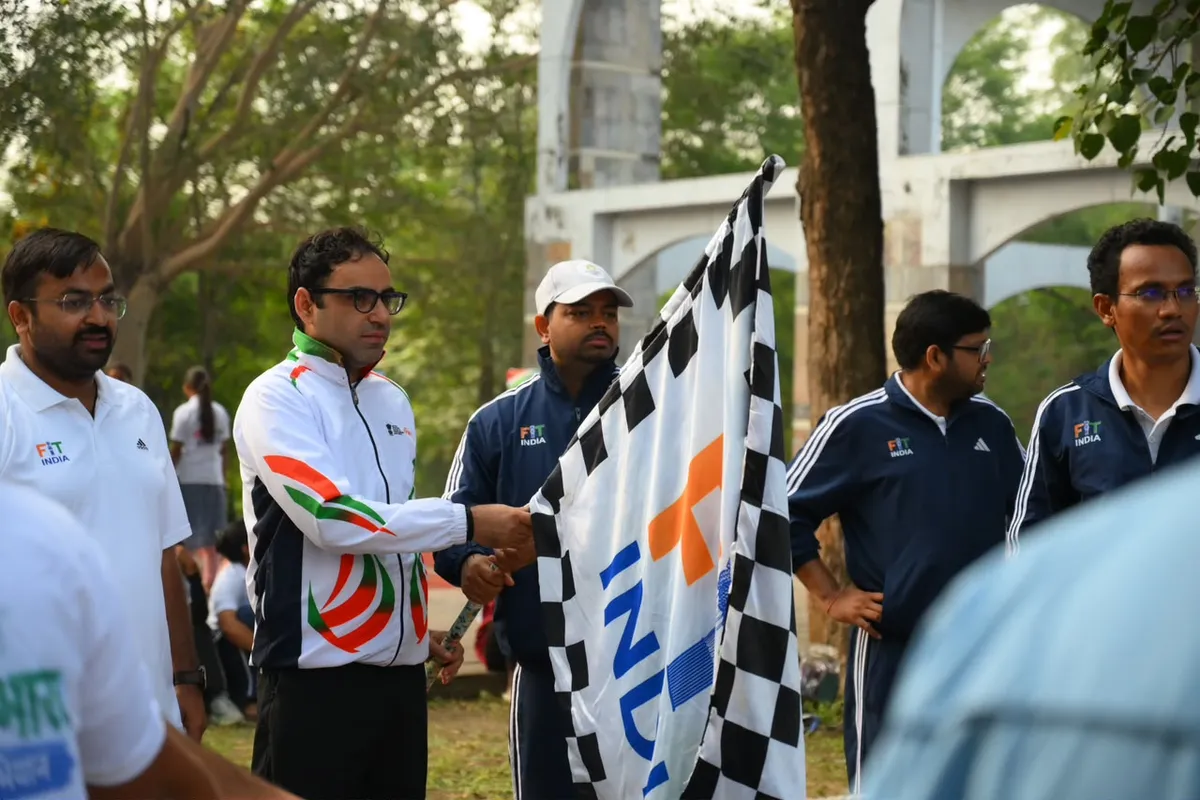 Nasha Mukt Yuva: Youth participants at the Nasha Mukt Yuva for Viksit Bharat event in Bhopal