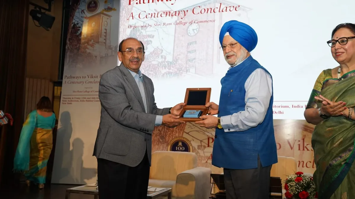 Samudra Manthan scheme: Petroleum Minister Hardeep Singh Puri at SRCC's Centenary Conclave in New Delhi