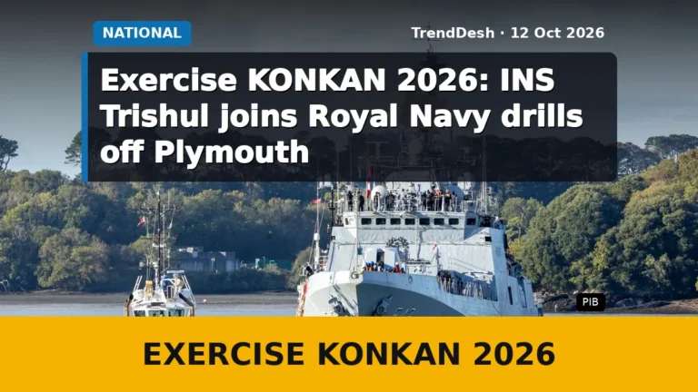 Exercise KONKAN 2026: INS Trishul joins Royal Navy drills off Plymouth