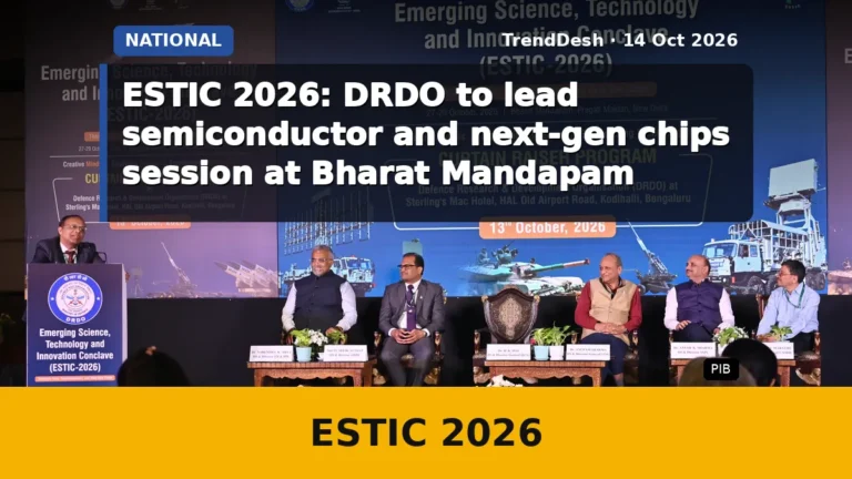 ESTIC 2026: DRDO to lead semiconductor and next-gen chips session at Bharat Mandapam