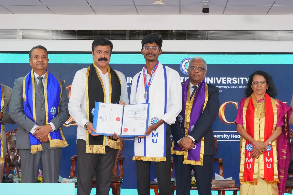 Indian Maritime University: Graduates and guests at the 11th convocation in Chennai