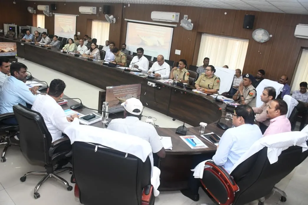 Chambal Gharial Sanctuary: The review meeting at the Kota Collectorate