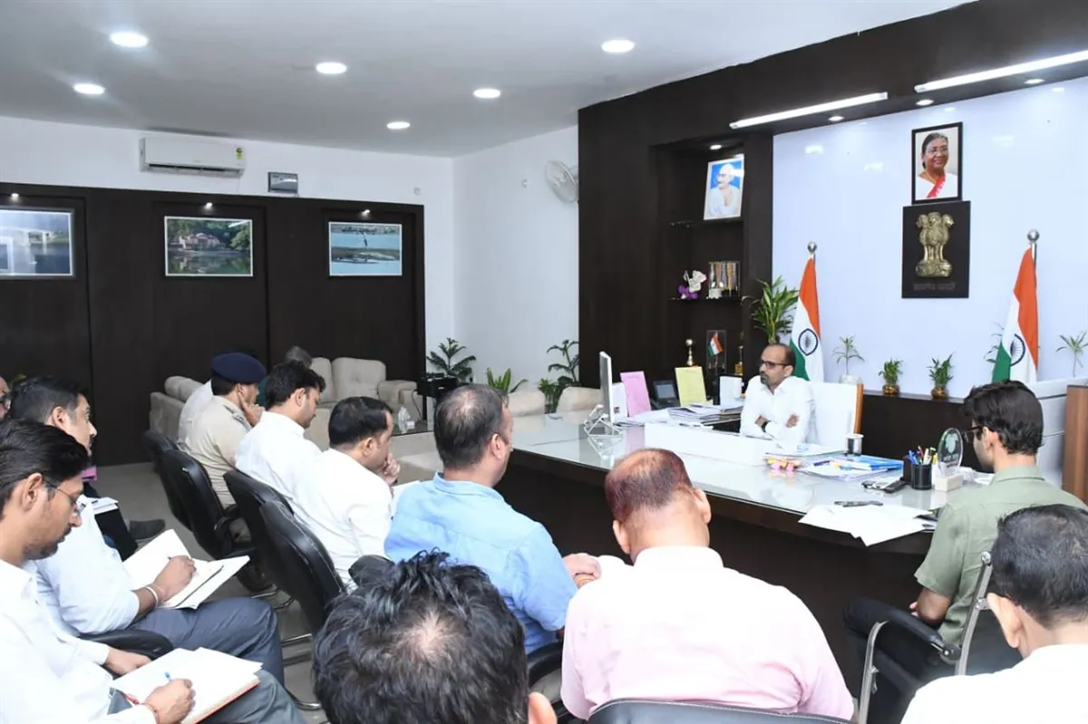 Ranthambore Tiger Reserve: District Collector Kana Ram chairs the empowered committee meeting in Sawai Madhopur