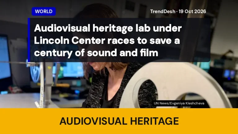 Audiovisual heritage lab under Lincoln Center races to save a century of sound and film
