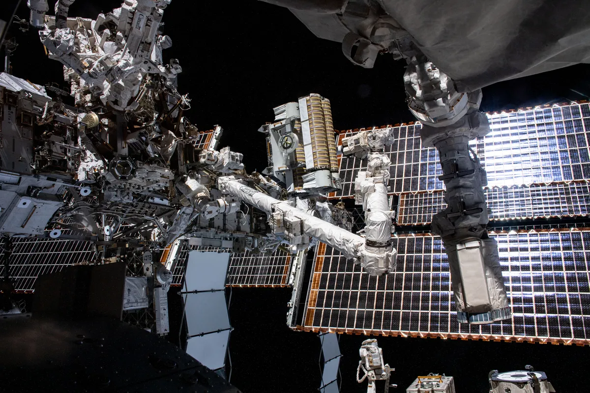 SpaceX CRS-35: Roll-out solar arrays on the International Space Station (NASA file photo)