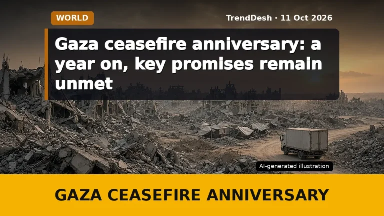 Gaza ceasefire anniversary: a year on, key promises remain unmet