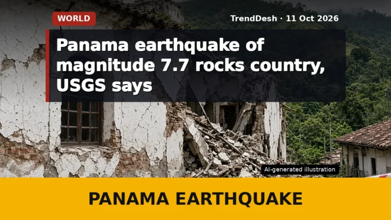 Panama earthquake of magnitude 7.7 rocks country, USGS says