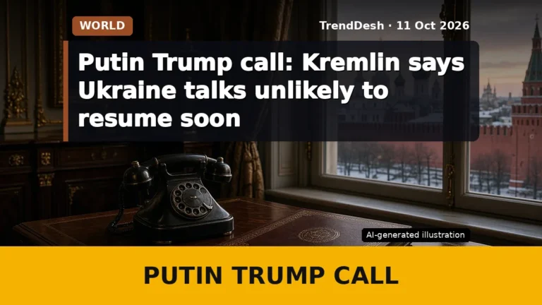 Putin Trump call: Kremlin says Ukraine talks unlikely to resume soon