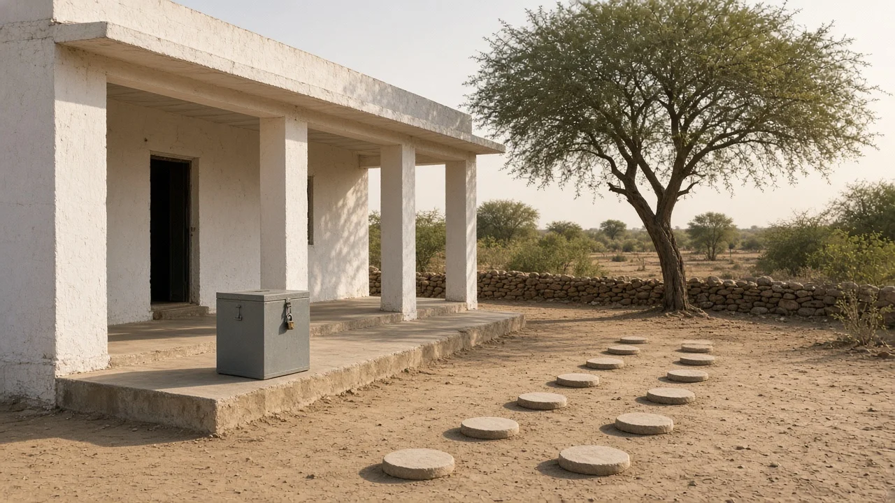 Rajasthan panchayat election: AI-generated illustration of the scene