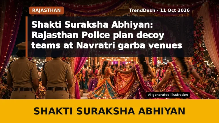 Shakti Suraksha Abhiyan: Rajasthan Police plan decoy teams at Navratri garba venues