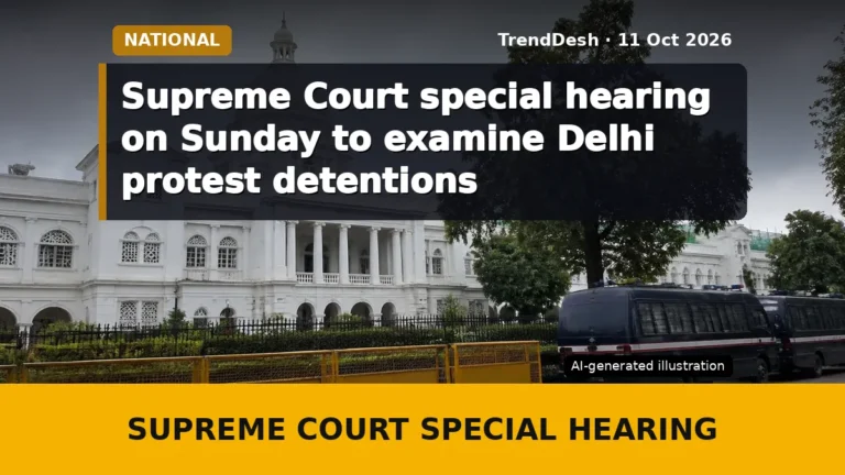 Supreme Court special hearing on Sunday to examine Delhi protest detentions