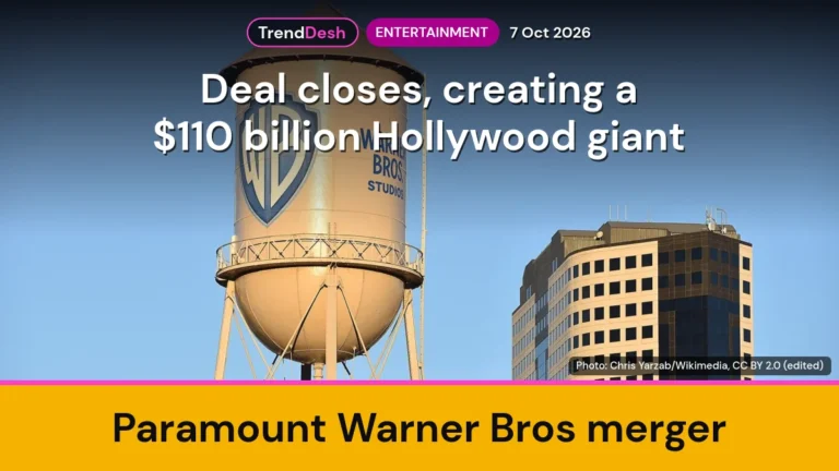 Paramount Warner Bros merger closes, creating 0 billion Hollywood giant Skydance