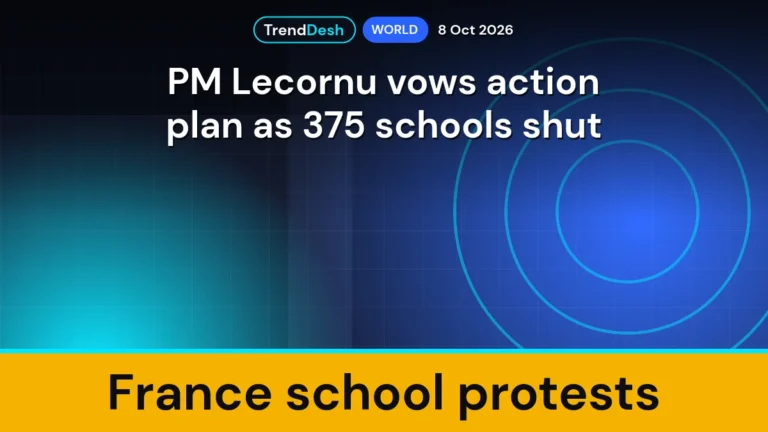 France school protests: PM Lecornu vows action plan as 375 schools shut