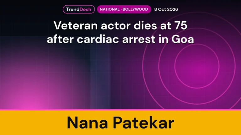 Nana Patekar dies at 75 after cardiac arrest in Goa; PM Modi, Akshay Kumar lead tributes